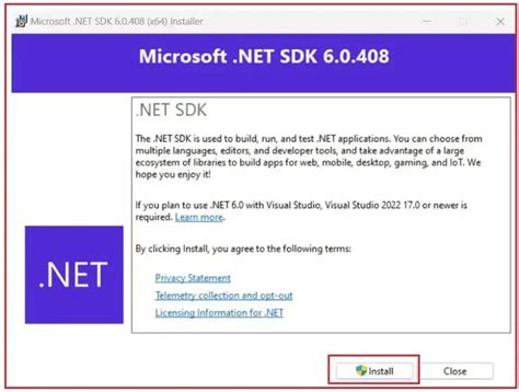 Image result for Install Dot SDK PowerShell