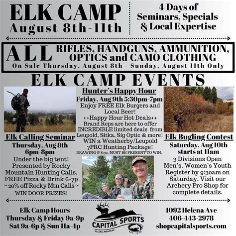 Elk Camp - Capital Sports - Helena, Montana