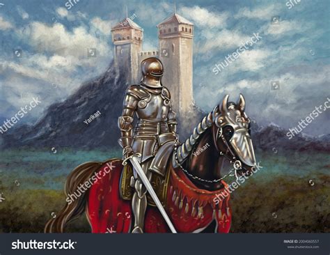 Medieval Knight Paintings ZONDER Vintage Poster Medieval Knight 12th