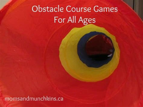 Obstacle Course Games for Kids - Moms & Munchkins