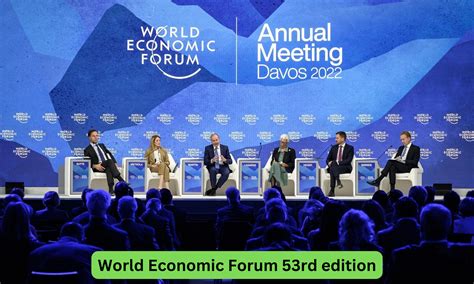 World Economic Forum 53rd edition to start at Davos, Switzerland