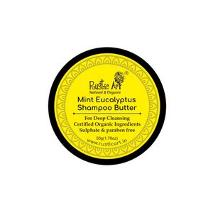 Organic Mint Eucalyptus Shampoo Butter – Rustic Art