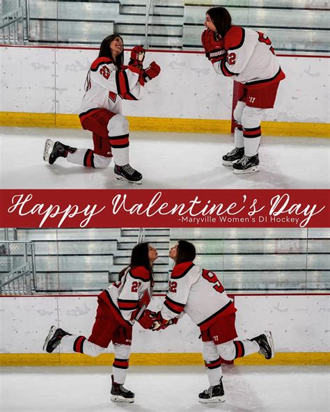 Maryville Saints Women’s DI Hockey | Happy Valentine’s Day, Saints ...