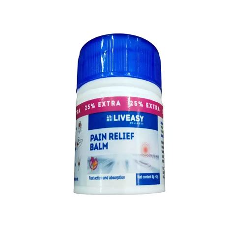 Liveasy Wellness Pain Relief Balm 10gm - Cureka