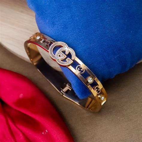 Gucci Stainless Steel Kada – Kuvar Jewels