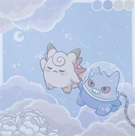 77 Gengar x clefable ideas | gengar, pokemon, pokemon art