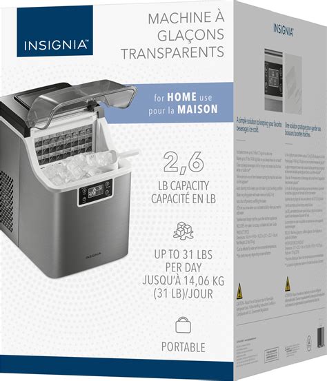 Customer Reviews: Insignia™ Portable Clear Ice Maker with Auto Shut-off ...
