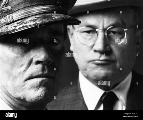 COLLISION COURSE: TRUMAN VS. MACARTHUR, from left: Henry Fonda as ...