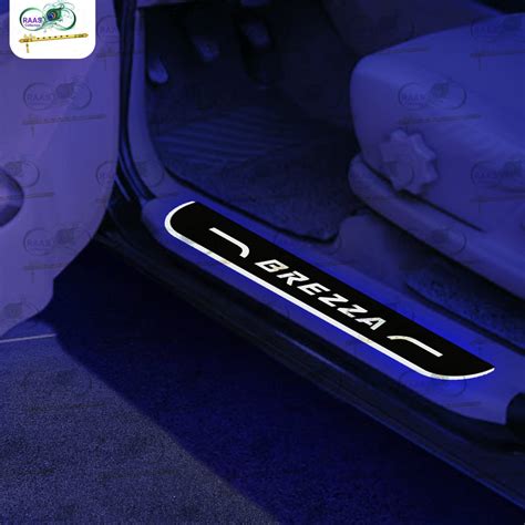 RAA_S LED Car Door Footsteps Sill Scuff Plates Compatible with Maruti ...