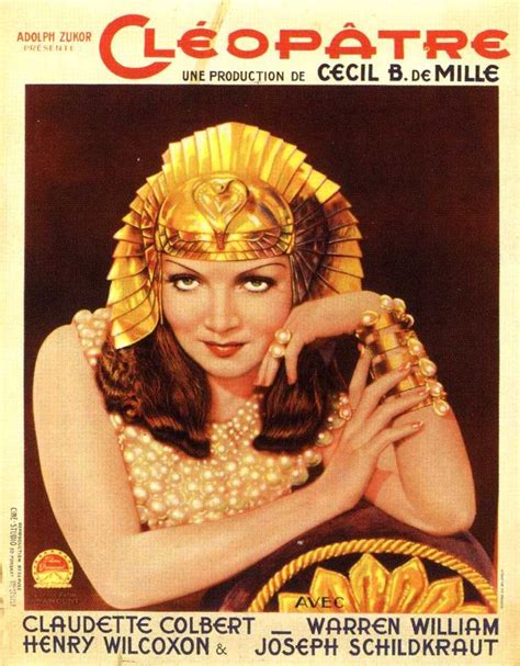 Claudette Colbert - Cleopatra | Claudette colbert, Cleopatra, Movie ...