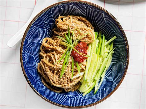 Chinese Cold Noodle Salad with Sesame Dressing Recipe