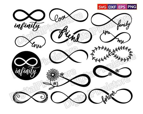Infinity symbol svg infinity svg bundle infinity silhouette svg infinity svg file infinity png ...