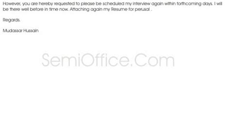 Interview Schedule. Email Sample 的图像结果