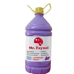 Mr. Faynol 5 Litre Phenyl Floor Cleaner | Lavender Fresh | Powerful ...