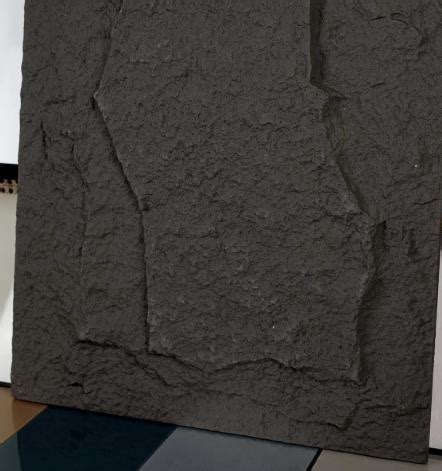 Vanta Black PU Stone Panel 4x2 ft marble & stone louvers Vanta Black P ...