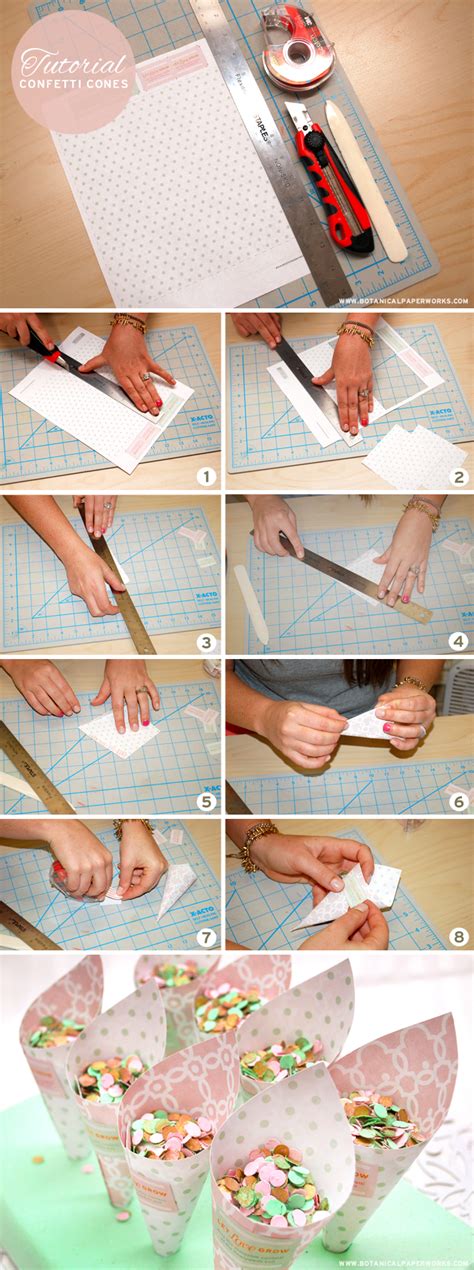 Image result for Confetti Cones Tutorial