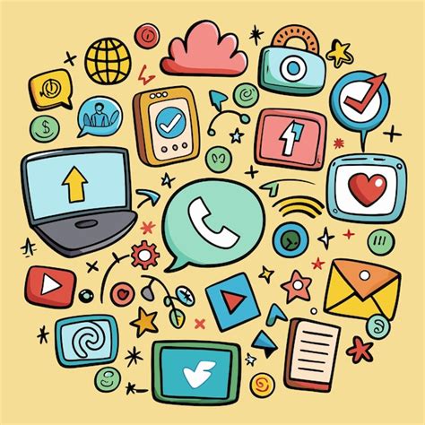 Social Networking Icons Vector 的图像结果