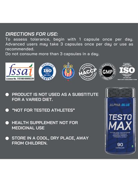 Alpha Blue Testo Max Capsules – AlphaBlue