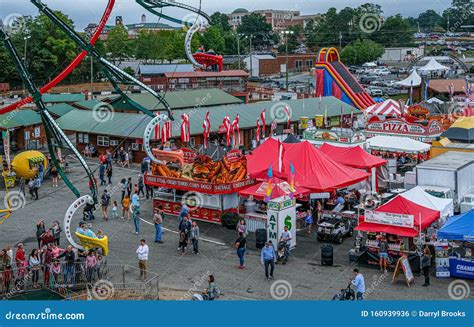 Rides and Food at County Fair Editorial Photo - Image of culture ...