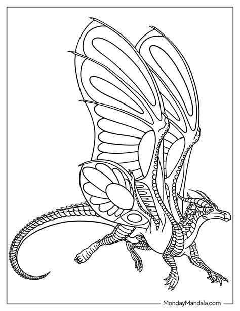 Wings Of Fire Winter Coloring Page