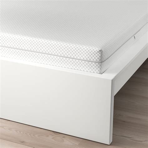 MALM bed frame with mattress, white/Åbygda firm, 160x200 cm (63x783/4 ...