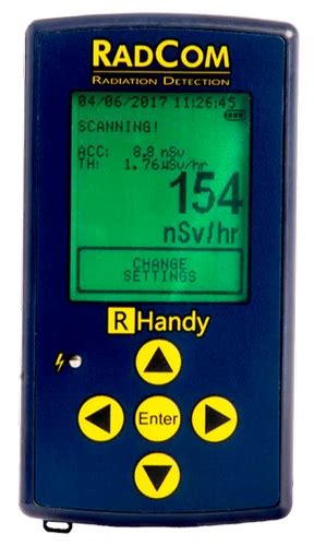 Handheld Radiation Detector - Radcomm Rc2 Plus Radiation Meter Trader ...
