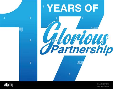 17 years anniversary celebration logo, 17th anniversary, 17 number, 17 ...