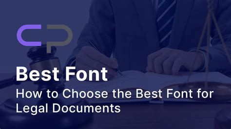 How to Choose the Best Font for Legal Documents