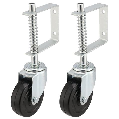 KEILEOHO 4 Inch Gate Wheel, 2 Pcs Spring Loaded Gate India | Ubuy