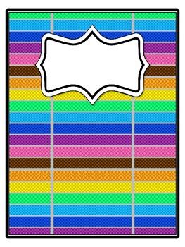 4 Fairy Tales Binder Covers and Spines school resource by Swati Sharma