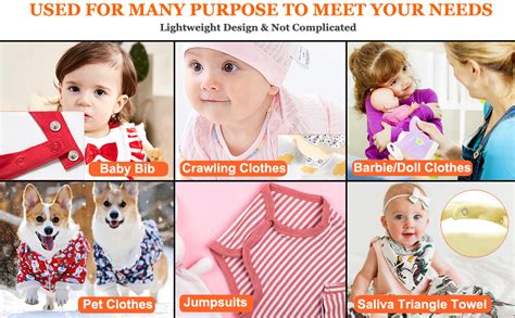 COFIEX Premium Snap Buttons Kit – 100 Sets 9.5mm Metal Fasteners in 10 ...