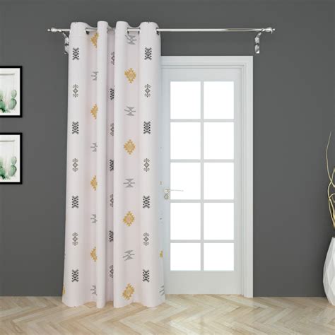 Buy Medley Urban Gypsy Embroidered Door Curtain - Single Pc - 120 x 225 ...
