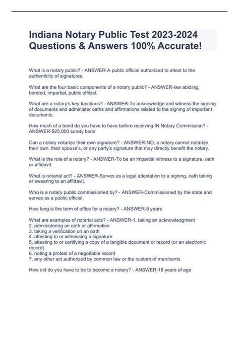 Cheat Sheet Notary Exam at Stephen Jamerson blog