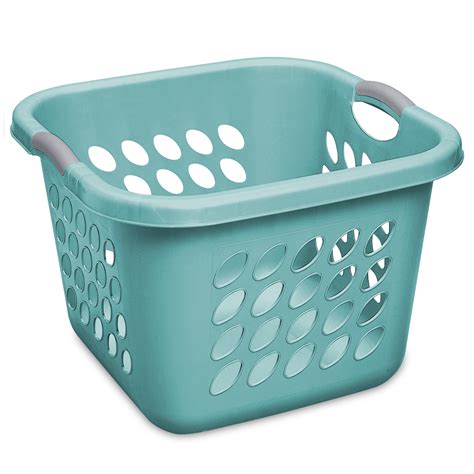 Sterilite 1.5 Bushel Ultra™ Square Laundry Basket, Teal Splash ...