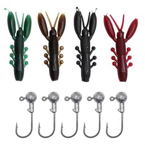 Cebo de camarón flotante, cebo de camarón suave para pesca en bote ...