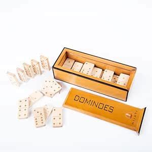 GIBOX Adult Dominica Domios Tabletop Game Set for Home Indoor Family ...