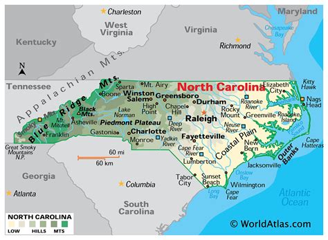Map Of Nc Coastline