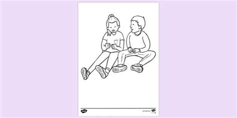 Speaking Voice Colouring Sheet | Colouring Sheets - Twinkl