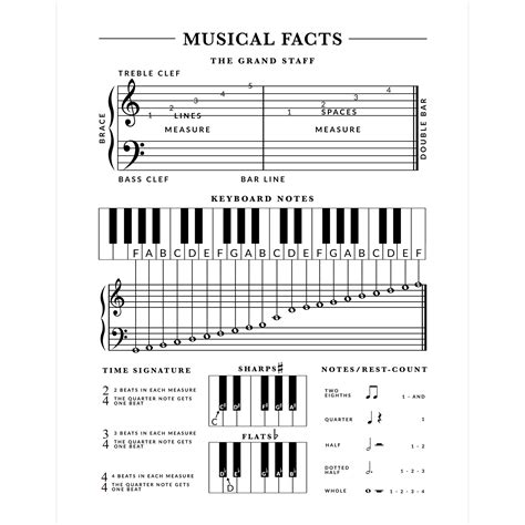 Music Notes Cheat Sheet 的图像结果
