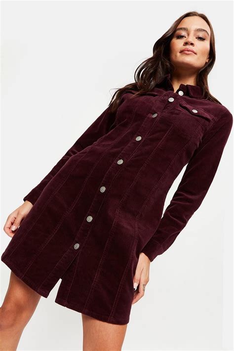 Dresses | Corduroy Seamed Shirt Dress | Dorothy Perkins | Seam shirts ...