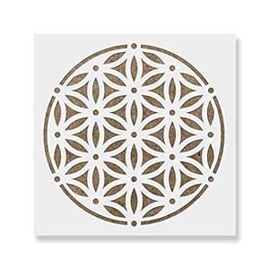 Sacred Flower of Life Stencil Template for Walls and Crafts - Reusable ...
