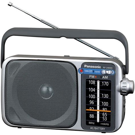 Panasonic Portable AM / FM Radio, Battery Operated Analog Radio, AC ...