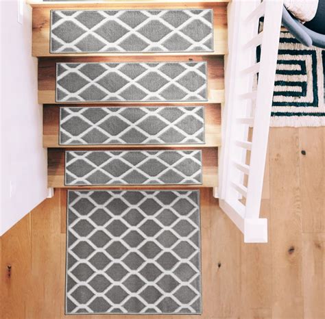 Buy Sofia Rugs Stair Treads for Wooden Steps Indoor - 9x28 Washable ...