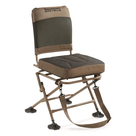Buy Guide Gear Huntrite 360 Swivel Hunting Blind Chair, 300 Pound ...