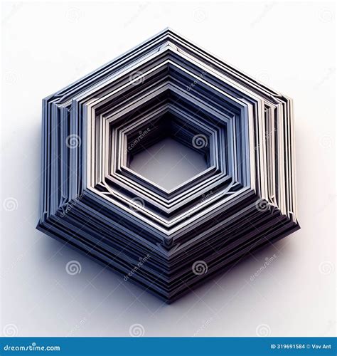 Pentagon A Five Sided Shape With Five Angles And Sides, Isolat Royalty ...