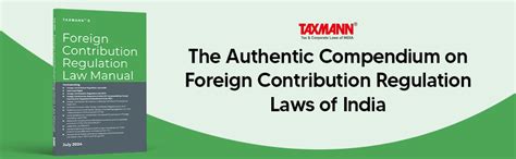 Buy Taxmann's Foreign Contribution Regulation Law Manual – Authentic ...