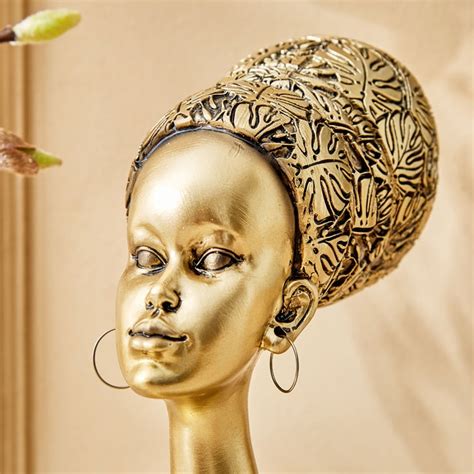 Buy Jaguar Hero Polyresin African Woman Figurine from Home Centre at ...