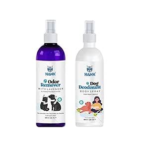 Buy HANK Dog Pee Odor Remover - Dog Deodorant Spray Combo (200ml Each ...