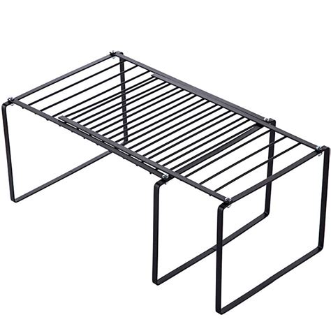 WARP Kitchen Cupboard Organizers, Free-Standing Retractable Metal Shelf ...