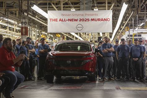 New 2025 Nissan Murano Starts Rolling off the Line at Smyrna Factory in ...